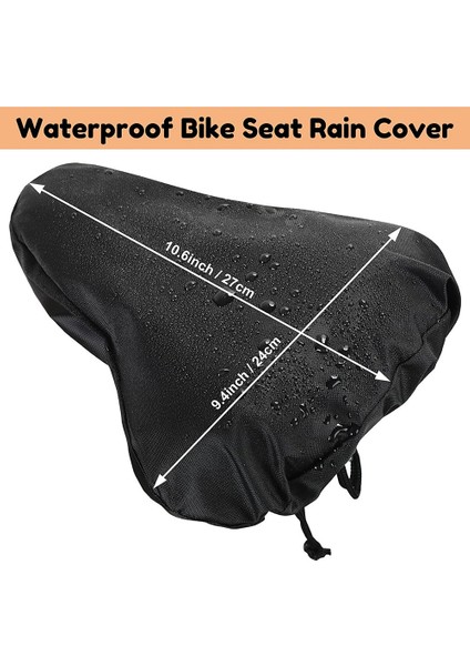 3 Adet Su Geçirmez Bisiklet Koltuğu Yağmur Kılıfı Bağcıklı Dağ Bisikleti Koltuğu Kılıfı Yağmur Toz Koruyucu Yastık Eyer (Yurt Dışından) fırsatları