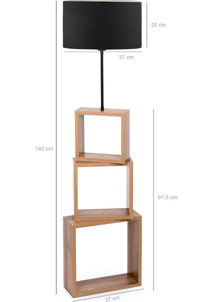 Modern Raflı Lambader modelleri
