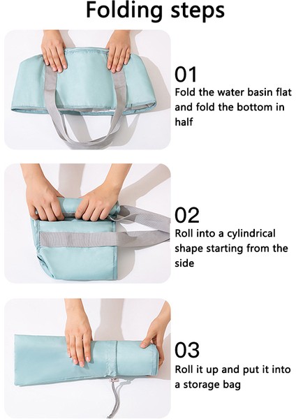 Aotu Isı Yalıtımlı Alüminyum Folyo Ayak Banyosu Lavabosu Seyahat Için Ayak Banyosu Kovası, Boyut: S-Mavi (Yurt Dışından) indirimleri