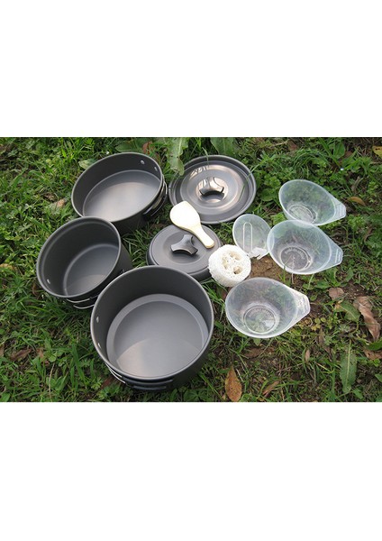 Halın DS-300 Taşınabilir Açık Hava Kamp Piknik Tencere Seti 2-3 Kişilik (Yurt Dışından) fiyatları