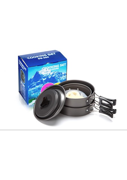 Halın DS-300 Taşınabilir Açık Hava Kamp Piknik Tencere Seti 2-3 Kişilik (Yurt Dışından) modelleri