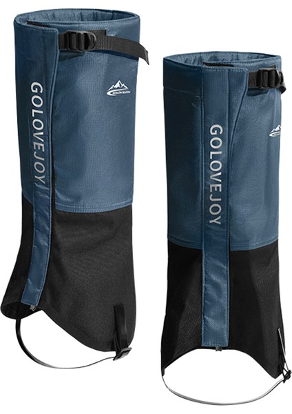 Golovejoy HX39 Kışlık Açık Hava Kar Botu Tozlukları Nefes Alabilen Su Geçirmez Ayak Bileği Bacak Koruyucusu Yürüyüş, Avcılık, Kayak Için-Mavi-M (Yurt Dışından)