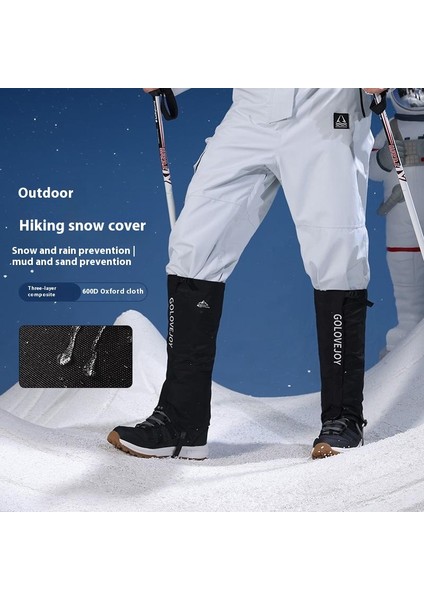 Golovejoy HX39 Kışlık Açık Hava Kar Botu Tozlukları Nefes Alabilen Su Geçirmez Ayak Bileği Bacak Koruyucusu Yürüyüş, Avcılık, Kayak Için-Mavi-M (Yurt Dışından) fiyatları