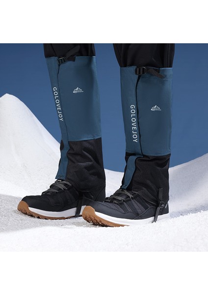 Golovejoy HX39 Kışlık Açık Hava Kar Botu Tozlukları Nefes Alabilen Su Geçirmez Ayak Bileği Bacak Koruyucusu Yürüyüş, Avcılık, Kayak Için-Mavi-M (Yurt Dışından) indirimleri