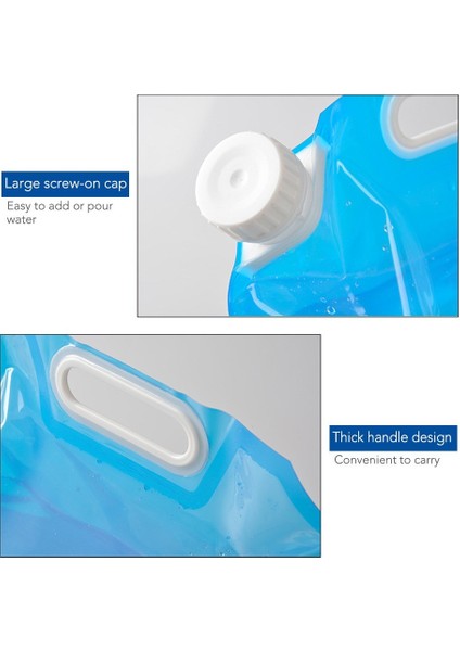 Katlanabilir Su Kabı Açık Hava Kampı Yürüyüş Acil Durum Hayatta Kalma Su Depolama Sürahisi Çantası-5l (Yurt Dışından) fırsatları