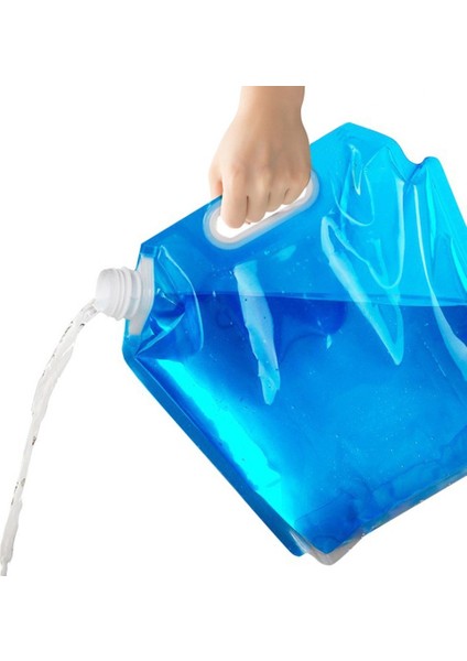 Katlanabilir Su Kabı Açık Hava Kampı Yürüyüş Acil Durum Hayatta Kalma Su Depolama Sürahisi Çantası-5l (Yurt Dışından) indirimleri