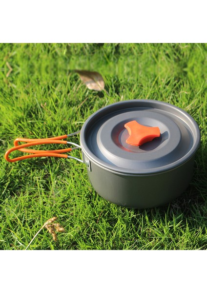 Aotu WH200 7 Adet/paket Açık Hava Kamp Piknik Pişirme Seti, Tencere ve Kase (Yurt Dışından) fırsatları