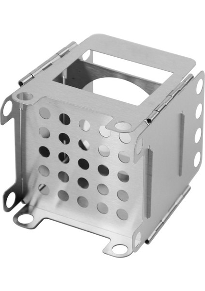 WS006S Mini Kamp Piknik Sobası Çıkarılabilir Paslanmaz Çelik Odun Sobası-Gümüş (Yurt Dışından) fiyatları