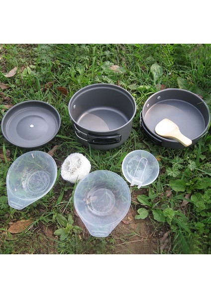 Aotu DS200 Taşınabilir Açık Hava Kamp Piknik Tencere Seti 1-2 Kişilik (Yurt Dışından) fırsatları