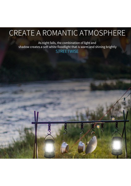 Retro Taşınabilir Kamp Lambası Kademesiz Karartmalı Çadır Feneri Asılı Lamba, Güneş Enerjili-Kırmızı (Yurt Dışından) fırsatları