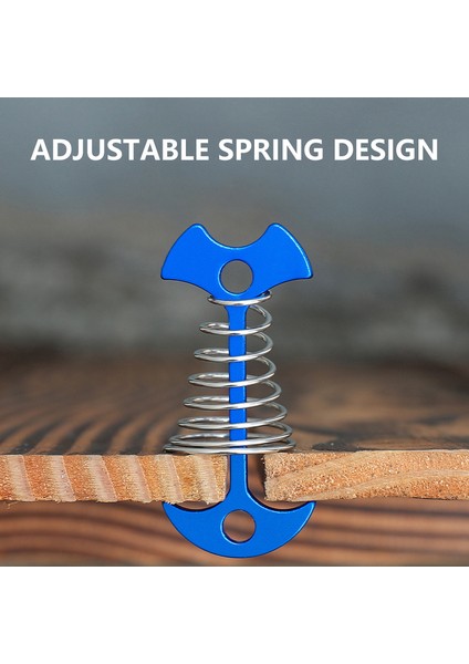 Aotu AT6546 Alüminyum Alaşımlı Balık Kılçığı Yaylı Çivili Çadır Kazığı Güverte Çapa Çivisi D Şeklinde Karabinalı-Kırmızı (Yurt Dışından) fiyatları