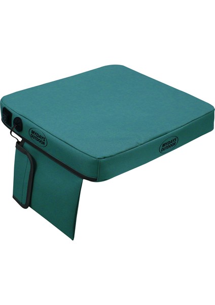 Mydays Outdoor 38X33X5CM Isıtmalı Oturma Minderi Dış Mekan Isıtma Pedi (Pilsiz)-Siyahımsı Yeşil (Yurt Dışından)