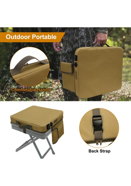 Mydays Outdoor 38X33X5CM Isıtmalı Oturma Minderi Dış Mekan Isıtma Pedi (Pilsiz)-Siyahımsı Yeşil (Yurt Dışından) modelleri