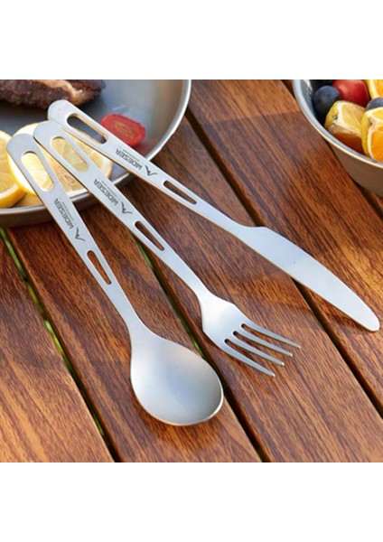 Wıdesea WSTT-121 Titanyum Açık Hava Kamp Piknik Çatal Bıçak Takımı Bıçak Çatal Kaşık Fileli Çanta (Bpa Içermez, Fda Yasaktır) (Yurt Dışından) indirimleri