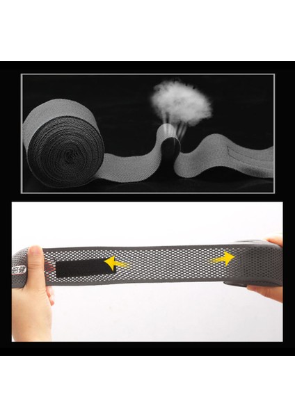 Aıbeıjıan BD001 2 Adet 450*5 cm Pamuklu Boks Kickboks Muay Thai El Bandajı Elastik Nefes Alabilir Bandaj-Siyah (Yurt Dışından) modelleri