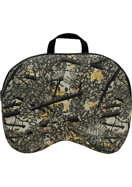 Taşınabilir Kamp ve Avcılık Oturma Matı Kalın Epe+Sünger Dış Mekan Oturma Minderi Karabinalı-Gri ve Sarı Kamuflaj (Yurt Dışından)