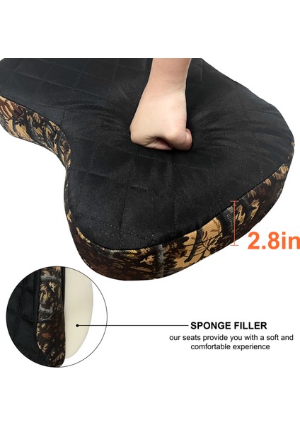 Taşınabilir Kamp ve Avcılık Oturma Matı Kalın Epe+Sünger Dış Mekan Oturma Minderi Karabinalı-Gri ve Sarı Kamuflaj (Yurt Dışından) modelleri