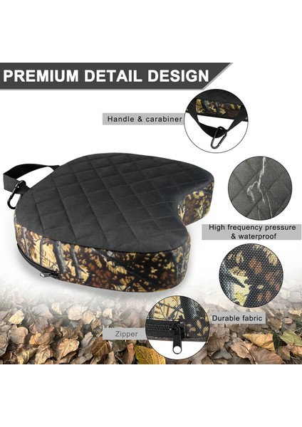 Taşınabilir Kamp ve Avcılık Oturma Matı Kalın Epe+Sünger Dış Mekan Oturma Minderi Karabinalı-Gri ve Sarı Kamuflaj (Yurt Dışından) fırsatları