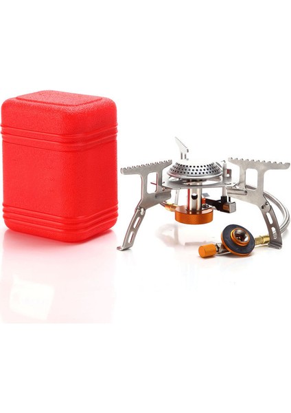 Aotu AT6303 Piknik, Yürüyüş, Kamp ve Yemek Pişirmek Için Katlanabilir Bölmeli Gazlı Ocak Tencere Seti (Yurt Dışından)