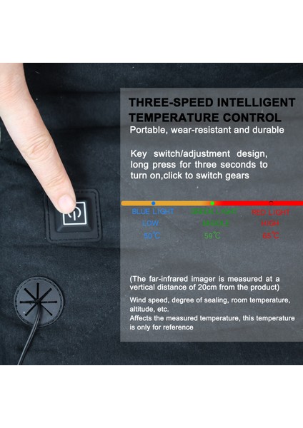 Mydays Outdoor 16 Inç Isıtmalı Stadyum Koltuğu Sandalye Minderi 3 Seviyeli Taşınabilir USB Isıtmalı Koltuk Minderi Dış Mekan Için-Siyah (Yurt Dışından) indirimleri