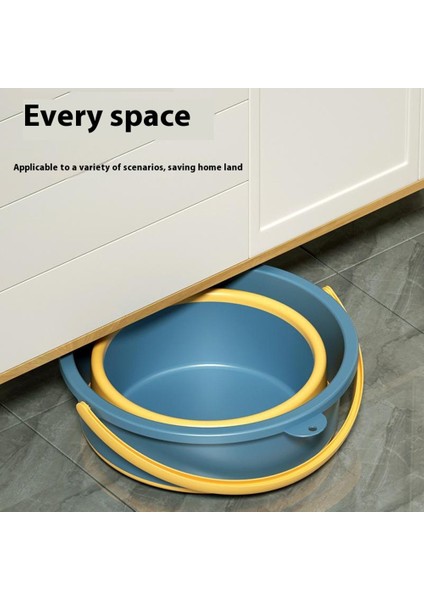 Katlanabilir Su Kovası 5l Taşınabilir Kalınlaştırılmış Plastik Katlanabilir Kap Dış Mekan/ev Kullanımı Için-Mavi (Yurt Dışından) fırsatları