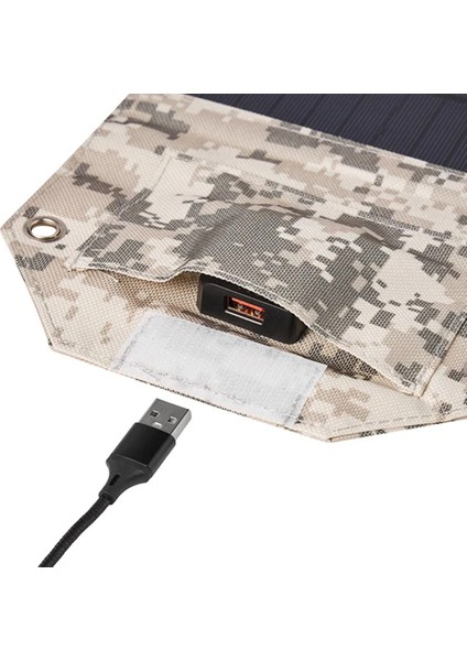 SPB4Z Katlanabilir 4 Güneş Paneli Şarj Cihazı 8W 5V Taşınabilir Güneş Şarj Cihazı Açık Hava Yürüyüş Kampı-Kamuflaj (Yurt Dışından) fırsatları