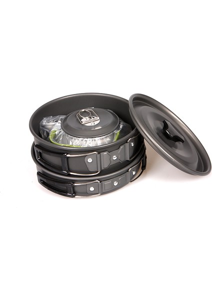 Halın Açık Hava Kamp Piknik Tencere + Tava + Çaydanlık 2-3 Kişilik Tencere Seti (Yurt Dışından) modelleri