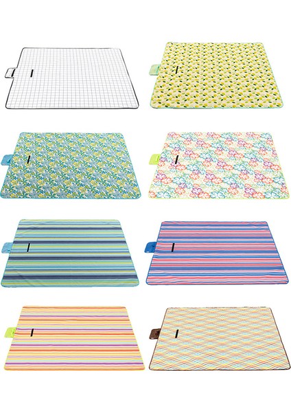 0210 145X165 cm Taşınabilir Açık Hava Kamp Piknik Matı 600D Oxford Kumaş Su Geçirmez Çim Plaj Matı-Beş Yapraklı Çiçek (Yurt Dışından) fırsatları