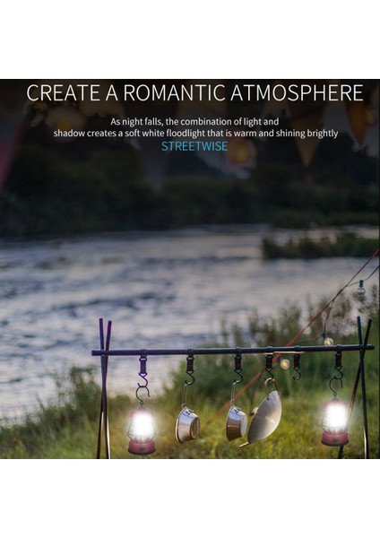 Vintage Taşınabilir Açık Hava Kamp Lambası Çadır Feneri Askılı Lamba, Kuru Pille Çalışır-Kırmızı (Yurt Dışından) fırsatları