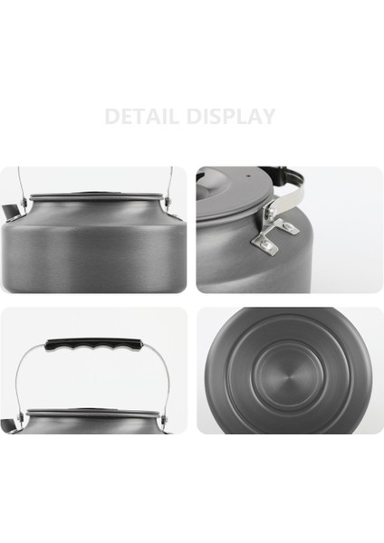 Aotu 1,6 L Açık Hava Su Isıtıcısı Kamp Piknik Alüminyum Alaşımlı Kahve Potu Çaydanlık (Bpa Içermez, Fda Sertifikası Yok)-Turuncu Saplı (Yurt Dışından) modelleri