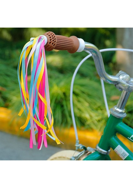Renkli Bisiklet Püskülleri Kurdele Moda Bisiklet Gidonu Flamalar Komik Bisiklet Süsleri Çocuklar Çocuklar Için B (Yurt Dışından) fiyatları