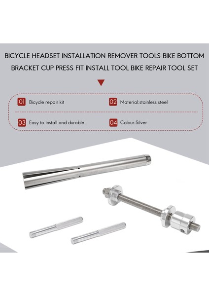 Bisiklet Kulaklık Kurulum Sökücü Araçları Bisiklet Alt Braket Fincan Basın Fit Kurulum Aracı Bisiklet Tamir Aracı Seti (Yurt Dışından) fiyatları