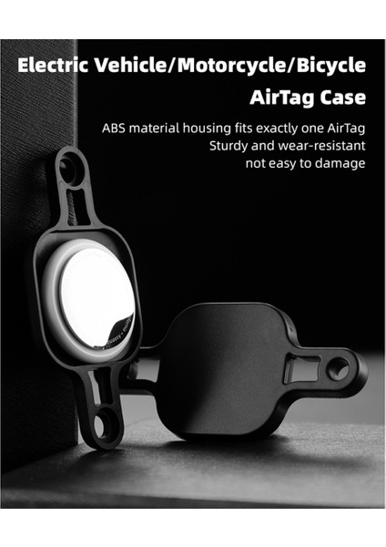 E-Bisiklet Motosiklet Gidonu Durumda Destek Tutucu Airtag Bisiklet Için Şişe Kafesi Montaj Anti-Kayıp Konumu Hava Etiketi, Kırmızı (Yurt Dışından) fırsatları