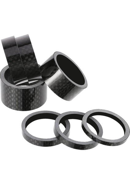 11 Adet Kulaklık Ara Parçası Bisiklet 28.6mm Çatal Gövde Karbon Fiber Rondela Dağ Bisikletleri Yol Bisikleti Dişsiz Kulaklık Ara Parçaları (Yurt Dışından) fırsatları