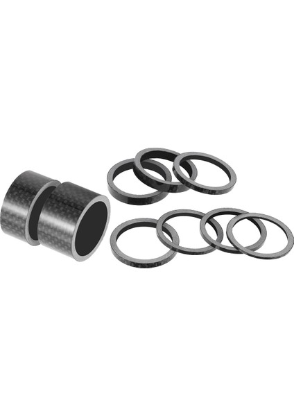 11 Adet Kulaklık Ara Parçası Bisiklet 28.6mm Çatal Gövde Karbon Fiber Rondela Dağ Bisikletleri Yol Bisikleti Dişsiz Kulaklık Ara Parçaları (Yurt Dışından) indirimleri