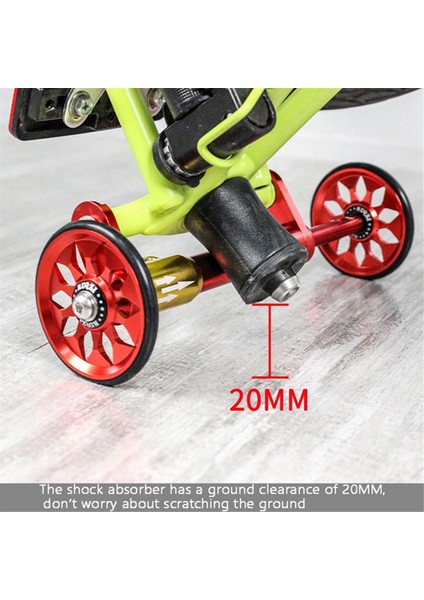 Muqzı Katlanır Bisiklet Kolay Tekerlekler Uzatma Çubuğu Alüminyum Alaşımlı Kolay Tekerlek Uzatıcı Brompton Katlanır Bisiklet Için (Siyah) (Yurt Dışından) indirimleri