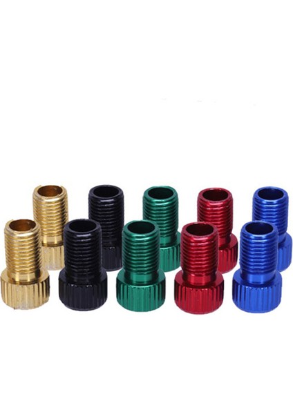 10 Adet Presta Schrader Vana Adaptörü Dönüştürücü Çok Renkli Bisiklet Bisiklet Lastiği Tüp (Yurt Dışından) fiyatları