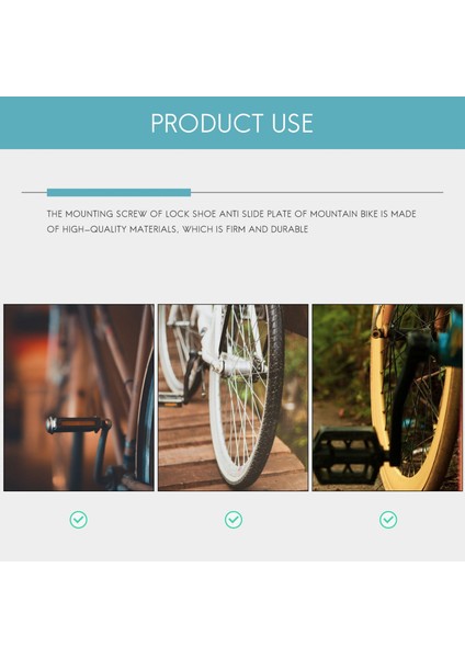 Adet Mtb Bisiklet Kilidi Ayakkabı Kelepçesi Montaj Vidası Shimano Spd Kendinden Kilitlemeli Pedal Kilidi Çelik Siyah (Yurt Dışından) indirimleri