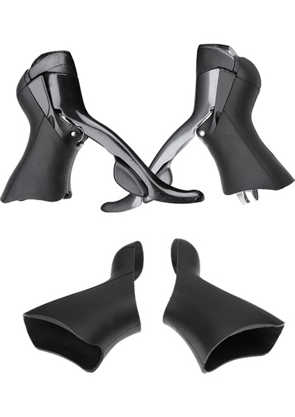 Yol Bisiklet Braketi Kapakları Silikon Kol Fren Vites Kapakları Shımano Sora/clarıs 2400/3500 ST2400/3500 (Yurt Dışından) modelleri