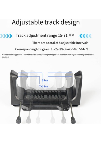 Bisiklet Dikey Braket Tokası Ayarlanabilir Dağ Yol Bisikleti Duvar Montajı Depolama Iç Mekan Duvar Bisiklet Park Rafı (Yurt Dışından) indirimleri