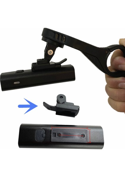 2 Adet Bisiklet Lamba Tutucu Adaptörü Bisiklet El Feneri Montaj Bisiklet Ön Lamba Braketi Enfitnix Bisiklet Parçaları (Yurt Dışından) indirimleri