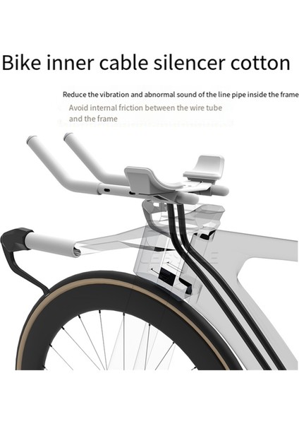 Dağ Yolu Bisikleti Sessiz Pamuk, Anormal Gürültü Önleyici Sünger Boru, Fren Hattı Hidrolik Hortum Koruma Borusu (Yurt Dışından)