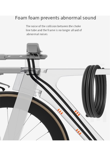Dağ Yolu Bisikleti Sessiz Pamuk, Anormal Gürültü Önleyici Sünger Boru, Fren Hattı Hidrolik Hortum Koruma Borusu (Yurt Dışından) fırsatları