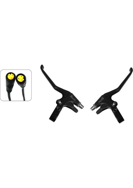 Wuxıng 47PDD Ebike Fren Kolu Kesme Gücü Elektrikli Bisiklet E-Scooter Park Freni Bisiklet Aksesuarları Su Geçirmez Konnektör (Yurt Dışından)