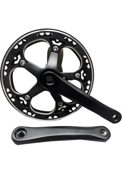 48T Tek Hız 170MM Yol Bisikleti Katlanır Bisiklet Aynakol Bisiklet Krank Seti Aynakol Dişli Aksesuarı (Yurt Dışından)