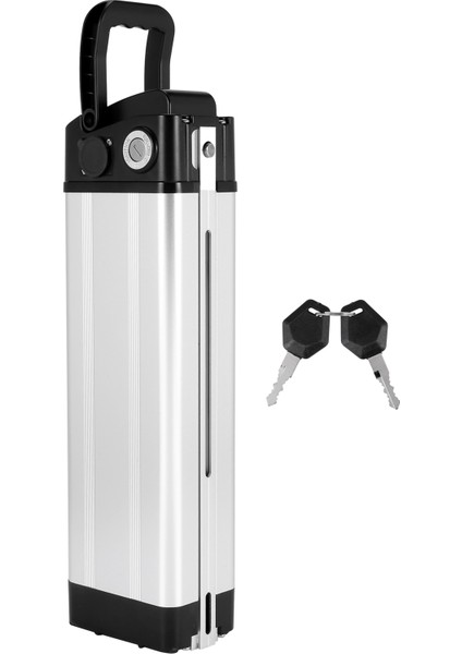 Elektrikli Bisiklet 36V/48V Büyük Kapasiteli Pil Kutusu 18650 Tutucu Kılıf E-Bisiklet Aksesuarları Dc Kafa (Yurt Dışından)