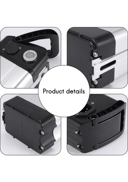 Elektrikli Bisiklet 36V/48V Büyük Kapasiteli Pil Kutusu 18650 Tutucu Kılıf E-Bisiklet Aksesuarları Dc Kafa (Yurt Dışından) indirimleri