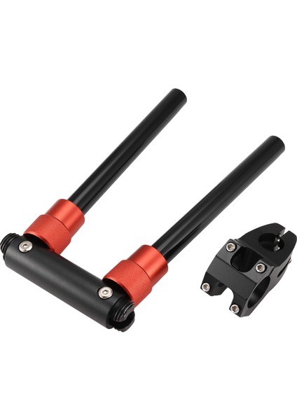 Katlanır Gidon 90 Derece Katlanır Elektrikli Bisiklet Gidonu Kugoo M4 Elektrikli Scooter Siyah Kırmızı 23.5mm (Yurt Dışından)