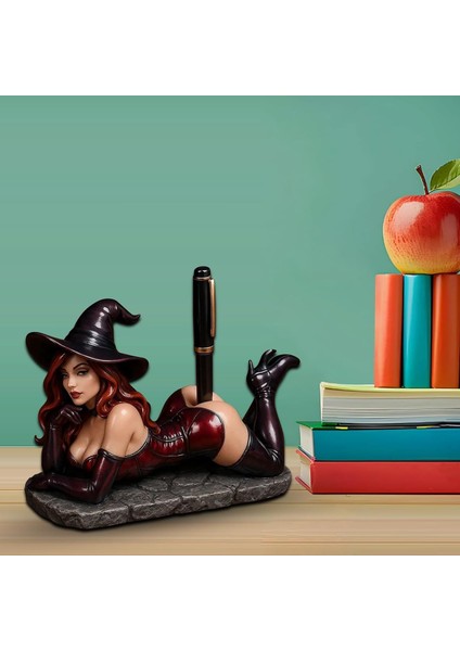 Komik Cadı Kalemlik Heykelciği (Yurt Dışından) fırsatları