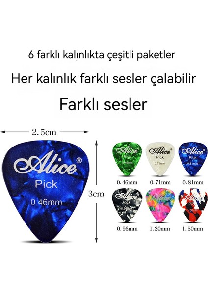 Çok Fonksiyonlu Akustik Gitar Pick Seti (Yurt Dışından) fiyatları